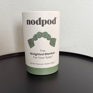 Nodpod Sleep Mask Weighted Eye Blanket Sage New